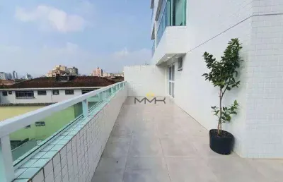 Apartamento garden, 95 m² - venda por r$ 755.000,00 ou aluguel por r$ 5.000,02/mês - embaré - santos/sp