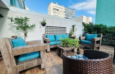 Apartamento garden impecável, 225m, próximo à praia. oportunidade!