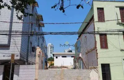 Terreno, 170 m² - venda por r$ 744.000,00 ou aluguel por r$ 5.450,01/mês - gonzaga - santos/sp