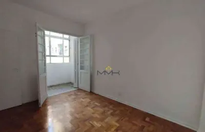 Apartamento com 1 dormitório à venda, 53 m² no embaré - santos/sp