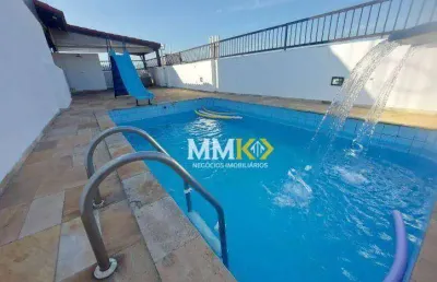 Cobertura com 3 dormitórios, 500 m² no campo grande - santos/sp