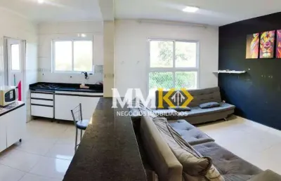 Apartamento com 2 dormitórios à venda, 60 m² por r$ 281.000,00 - vila voturuá - são vicente/sp