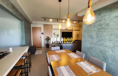 Apartamento com 3 dormitórios à venda, 118 m² por r$ 1.378.000,00 - boqueirão - praia grande/sp