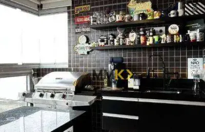 Apartamento duplex com 3 dormitórios à venda, 121 m² no pompéia - santos/sp