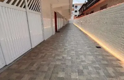 Sobrado com 2 dormitórios à venda, 106 m² 64- marapé - santos/sp
