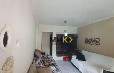 Apartamento com 2 dormitórios à venda, 90 m² por r$ 425.500,00 - marapé - santos/sp