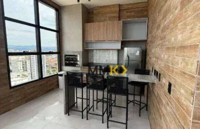 Apartamento mobiliado à venda, 57 m² na ponta da praia - santos/sp