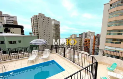 Cobertura com 3 dormitórios à venda, 208 m² por r$ 959.600,00 - aviação - praia grande/sp