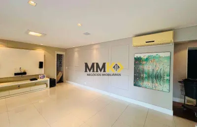 Apartamento no passeio embaré com 155m, 3 suítes e 3 vagas
