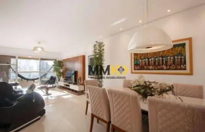 Apartamento no gonzaga com 169m, 3 suítes e 2 vagas, lazer completo