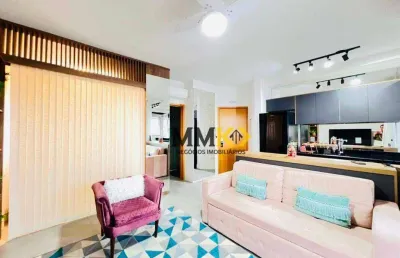 Apartamento de alto luxo de 1 dormitório com lazer completo no boqueirão