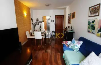 Apartamento com 2 dormitórios à venda, 84 m² por r$ 457.000,00 - marapé - santos/sp