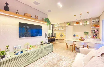 Apartamento de luxo em rua conceituada no embaré, 159m, 3 suítes, 2 vagas.
