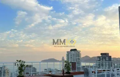 Apartamento com 2 dormitórios para alugar, 85 m² no gonzaga - santos/sp