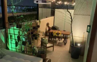 Apartamento com 2 dormitórios à venda, 96 m² por r$ 930.000,00 - marapé - santos/sp
