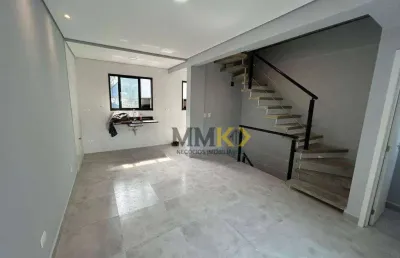Sobrado com 2 dormitórios para alugar, 116 m² por r$ 5.000,02/mês - marapé - santos/sp