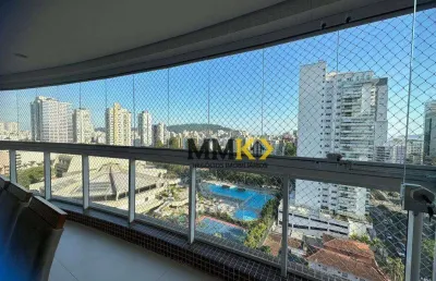 Apartamento com 3 dormitórios à venda, 165 m² por r$ 2.870.000,00 - embaré - santos/sp