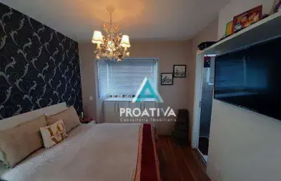 Apartamento com 3 dormitórios à venda, 114 m² - centro - santo andré/sp