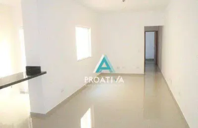 Apartamento com 2 dormitórios à venda, 75 m²  vila homero thon  santo andré/sp