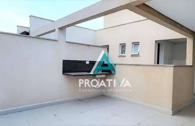 Cobertura à venda, 84 m² por r$ 520.000,00 - campestre - santo andré/sp