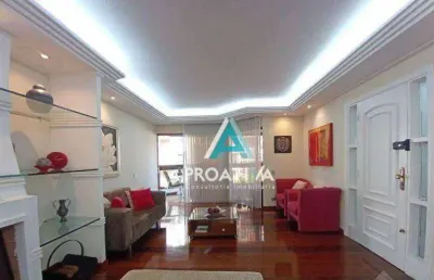 Apartamento com 4 dormitórios à venda, 273 m² - jardim - santo andré/sp