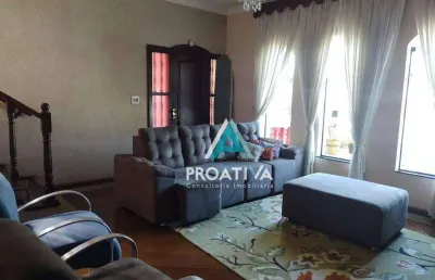 Sobrado com 5 dormitórios à venda, 315 m²  - jardim stella - santo andré/sp