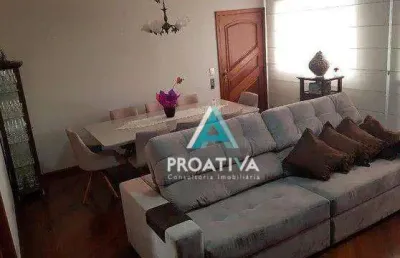 Apartamento com 3 dormitórios à venda, 161 m²  - centro - santo andré/sp