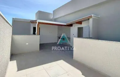 Cobertura com 2 dormitórios à venda, 105 m² - santa maria - santo andré/sp