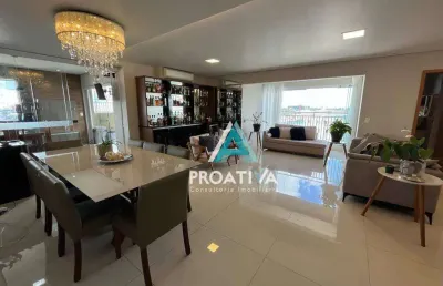 Cobertura com 4 dormitórios à venda, 192 m² - vila valparaíso - santo andré/sp