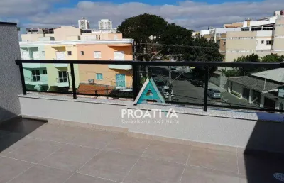 Cobertura com 2 dormitórios à venda, 86 m² por r$ 589.000,00 - paraíso - santo andré/sp