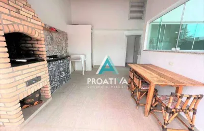 Cobertura com 3 dormitórios à venda, 150 m² - jardim do carmo - santo andré/sp