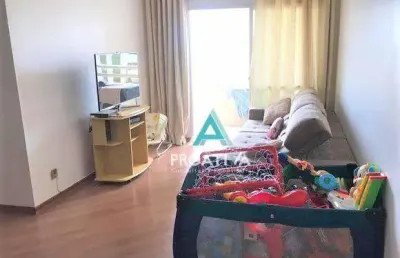 Apartamento com 3 dormitórios à venda, 93 m² - vila santa teresa - santo andré/sp