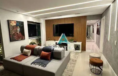 Apartamento com 3 dormitórios à venda, 128 m² - centro - santo andré/sp