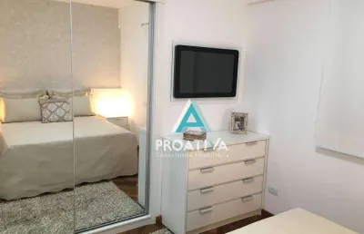 Apartamento com 3 dormitórios à venda, 86 m² - vila alzira - santo andré/sp