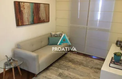Apartamento com 3 dormitórios à venda, 86 m² - vila alzira - santo andré/sp