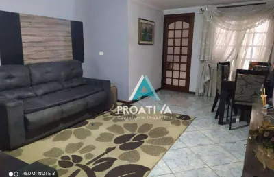 Sobrado com 2 dormitórios à venda, 135 m² - campestre - santo andré/sp