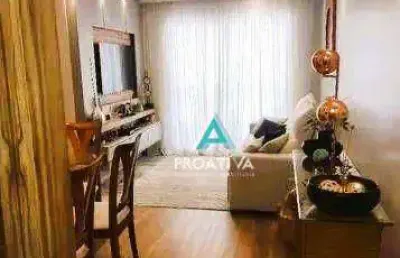 Apartamento à venda, 80 m² por r$ 660.000,01 - jardim bela vista - santo andré/sp