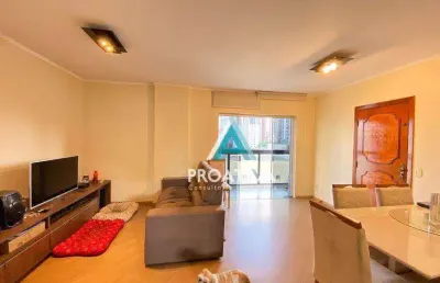 Apartamento com 3 dormitórios à venda, 110 m²  - vila bastos - santo andré/sp