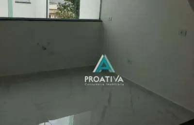 Cobertura com 2 dormitórios à venda, 90 m²  - campestre - santo andré/sp