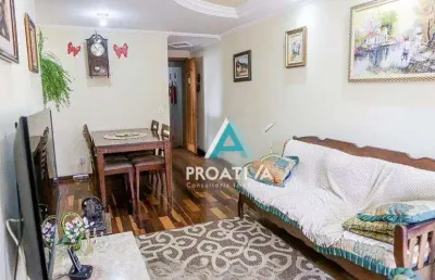 Apartamento com 3 dormitórios à venda, 75 m² - vila gilda - santo andré/sp