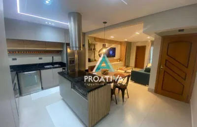 Cobertura à venda, 200 m² por r$ 849.000,07 - vila camilópolis - santo andré/sp