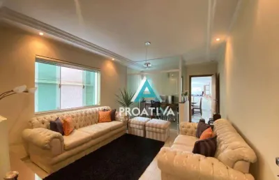 Sobrado com 4 dormitórios à venda, 370 m² - jardim - santo andré/sp
