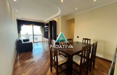 Apartamento com 3 dormitórios para alugar, 100 m² por r$ 5.408,00/mês - vila bastos - santo andré/sp