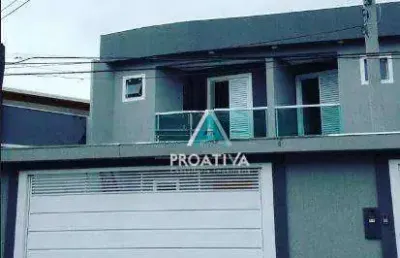 Sobrado com 2 dormitórios à venda, 110 m² - jardim santo alberto - santo andré/sp