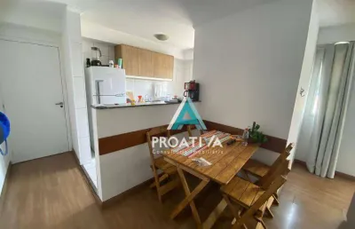 Apartamento com 2 dormitórios à venda, 67 m² - vila valparaíso - santo andré/sp