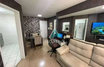 Apartamento com 1 dormitório à venda, 44 m² por r$ 425.000,05 - casa branca - santo andré/sp