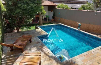 Sobrado com 3 dormitórios à venda, 257 m² - campestre - santo andré/sp