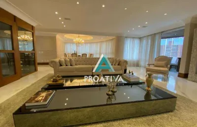 Apartamento com 4 dormitórios à venda, 359 m² - jardim - santo andré/sp