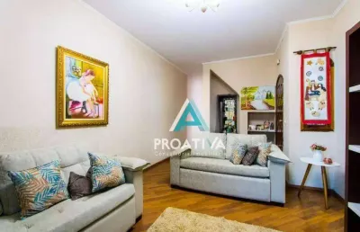 Sobrado com 3 dormitórios à venda, 205 m²- jardim santo alberto - santo andré/sp