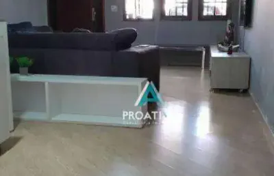 Sobrado com 3 dormitórios à venda, 230 m² - vila pires - santo andré/sp